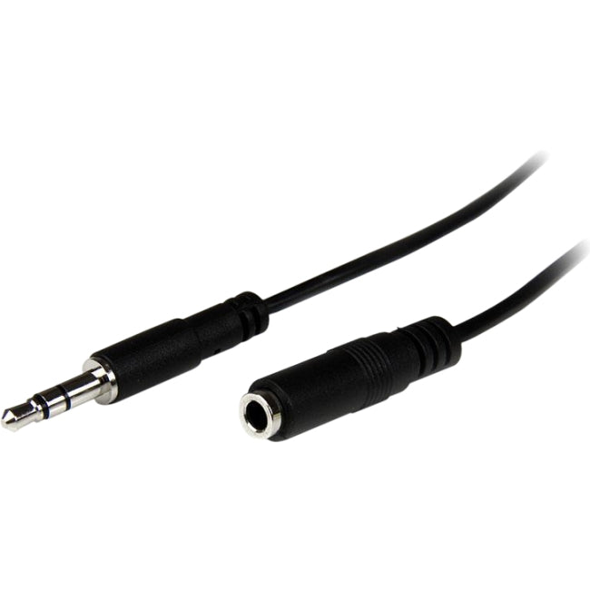 1m Slim 3.5mm Stereo Extension Cable M/F 1m Slim 3.5mm Stereo Extension Cable M/F